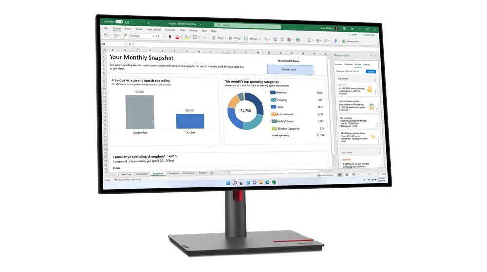 Lenovo P27h-30 — official product image