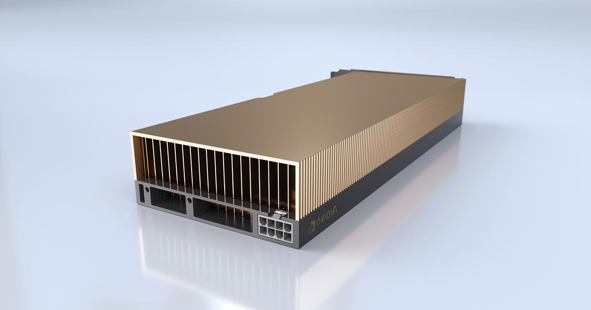 NVIDIA A40 GPU — official product image