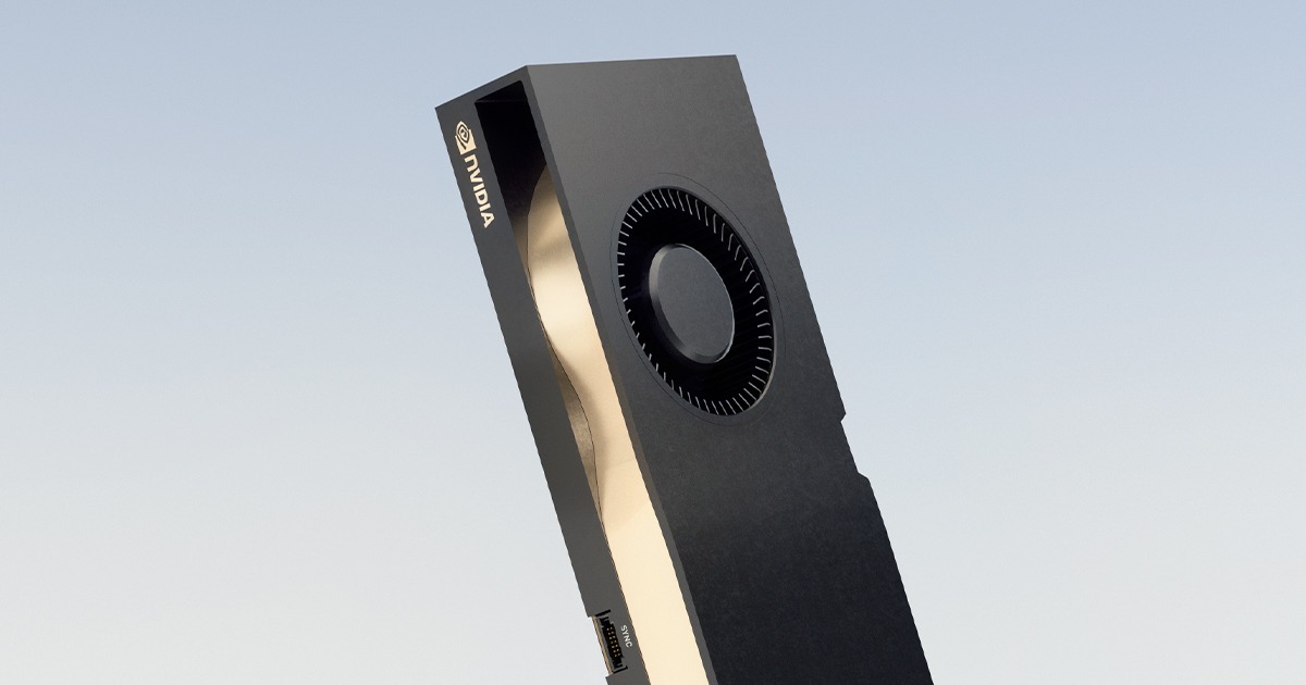 NVIDIA RTX A5500 GPU — official product image