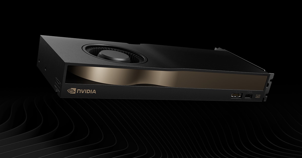 NVIDIA RTX PRO 4500 Blackwell GPU — official product image